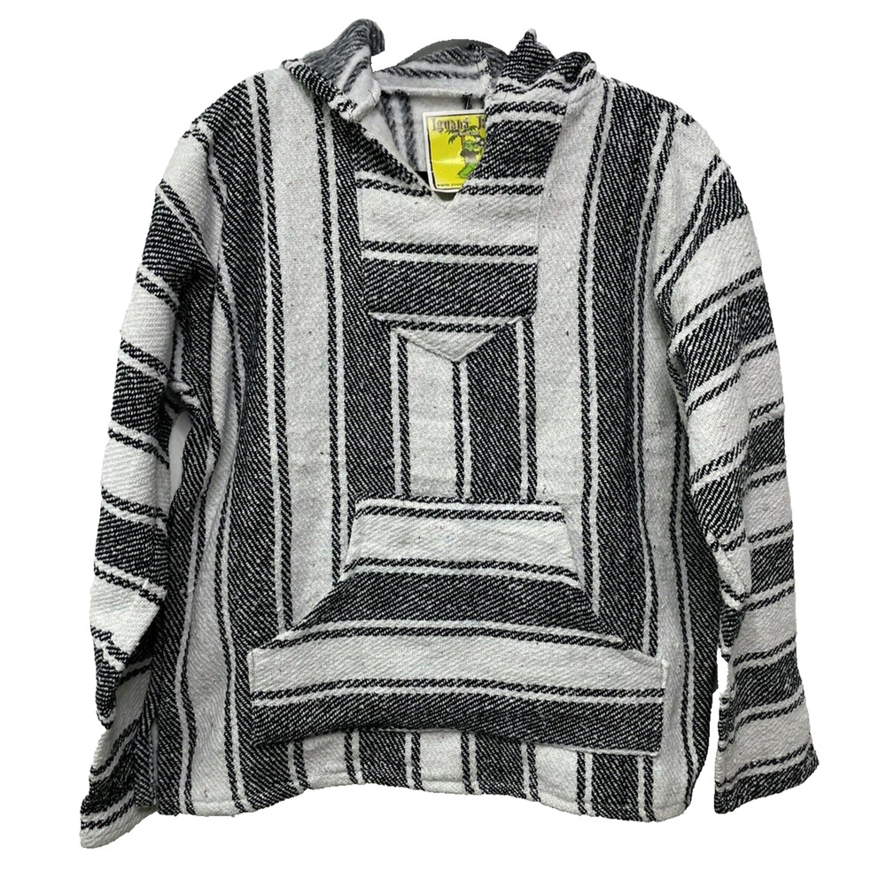 Nwt Iguana Jack Baja Long‎ Sleeve Hoodie Sweatshirt Drug Rug M Shirt Top Unisex